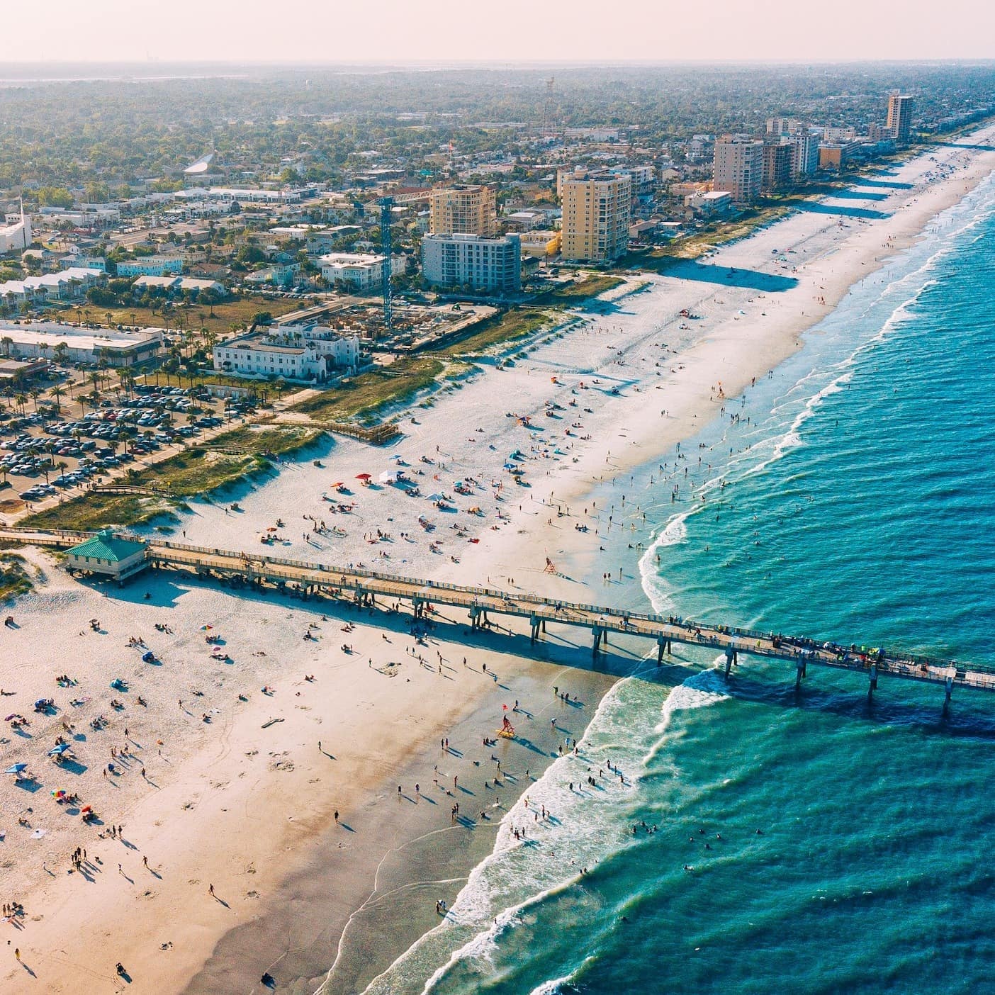 Jacksonville Beach shoreline